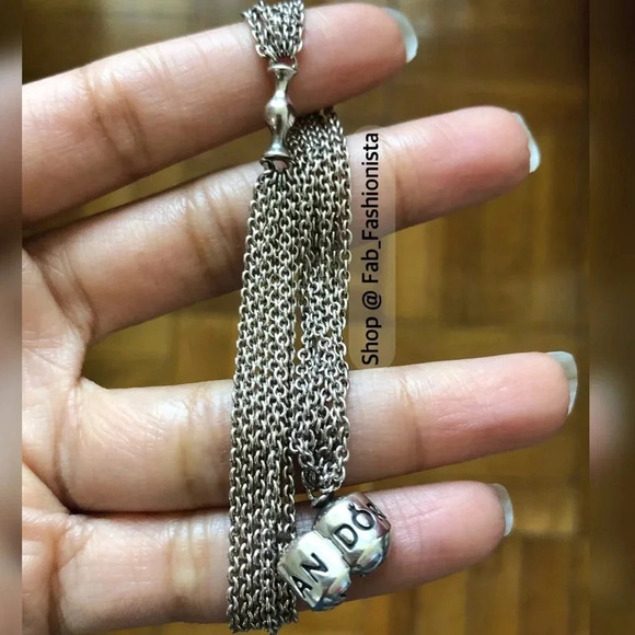 Pandora Sterling Silver Clip Bracelet - Picture 8 of 13